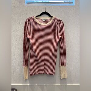 Sundance striped thermal top size small